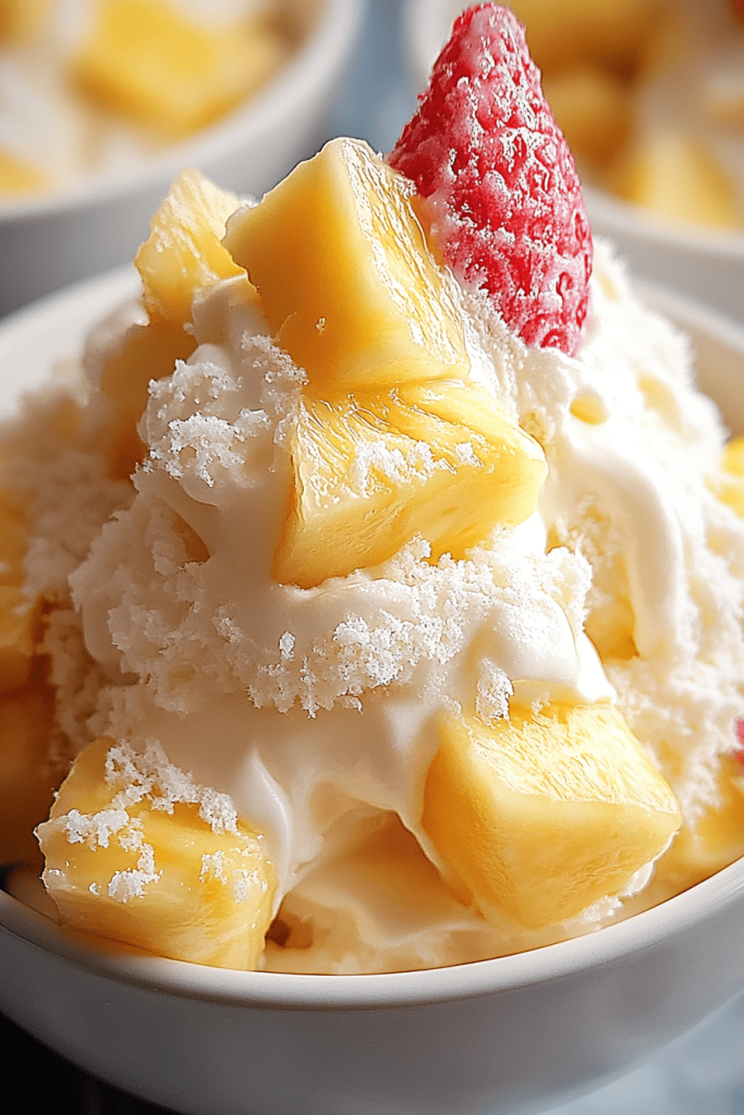 Ananas Fluff maken