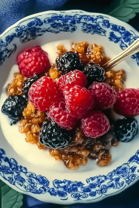 Beeren Gebackener Haferbrei