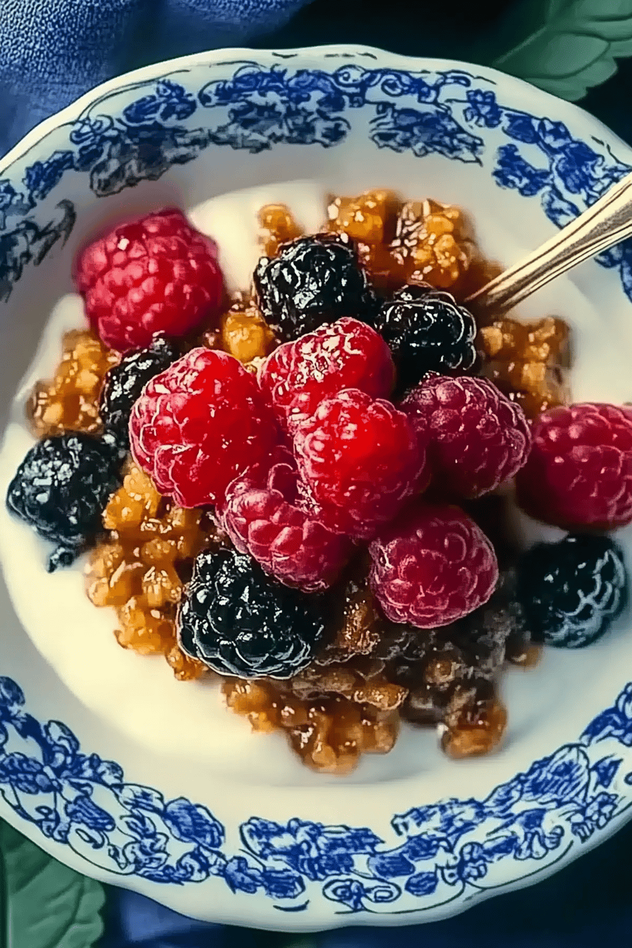 Beeren Gebackener Haferbrei ingredients