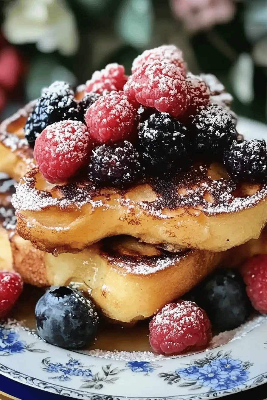Beren French Toast Ovenschotel Final Dish Presentation