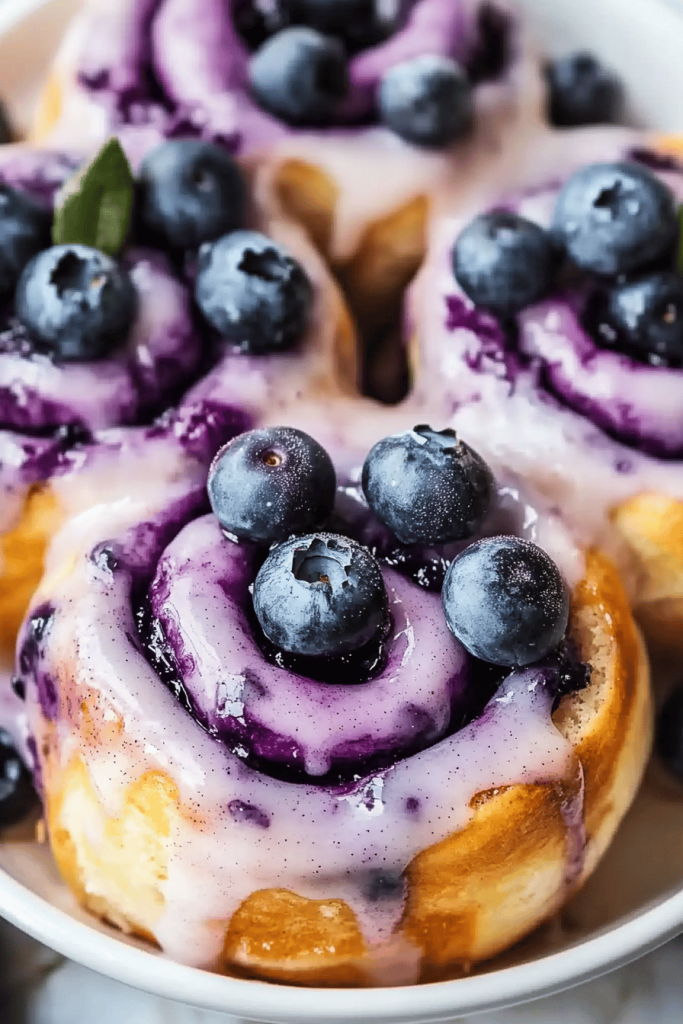 Blueberry Cinnamon Rolls Recepten