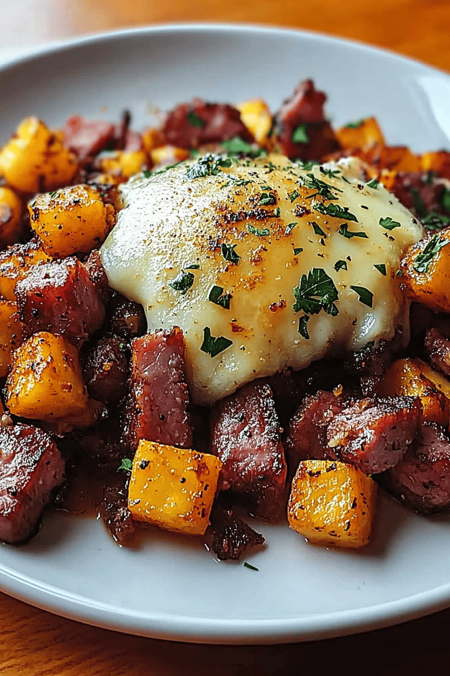 Corned Rindfleisch Hash ingredients