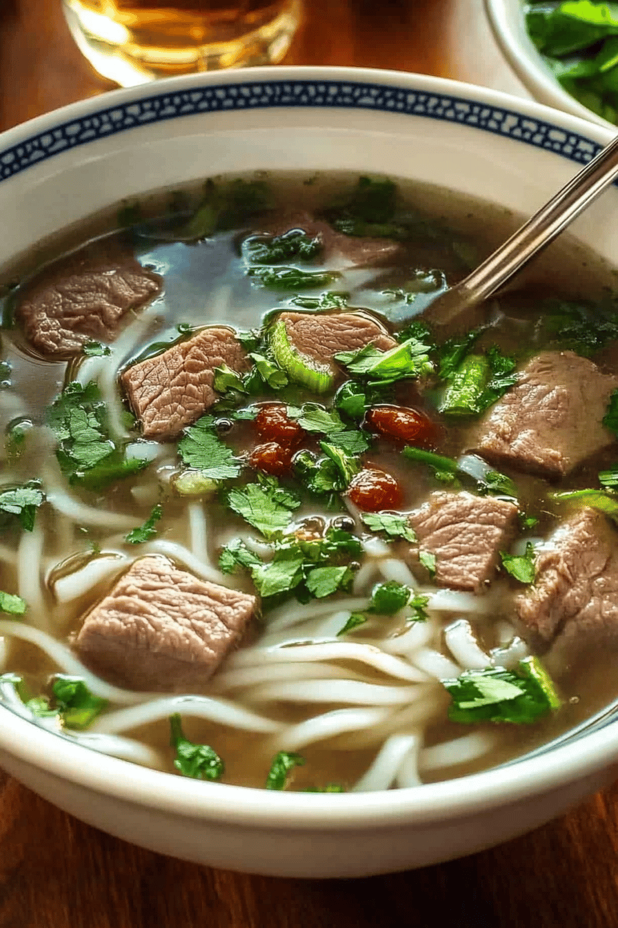 Druckkochtopf Rindfleisch Pho ingredients