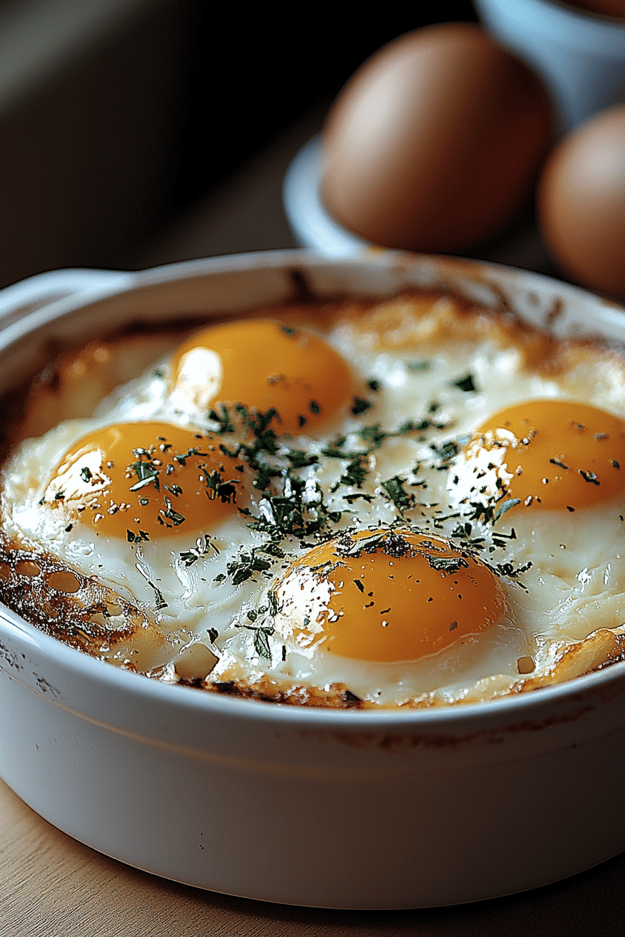 Eier Cocotte Final Dish Presentation