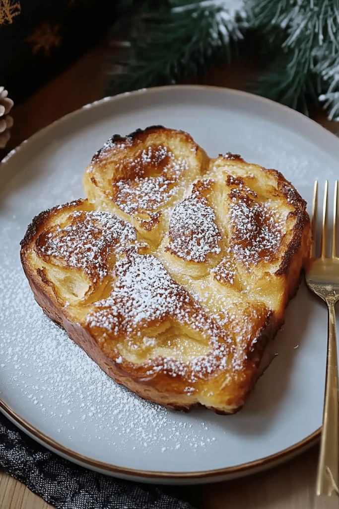 Eierlikör Croissant French Toast Auflauf