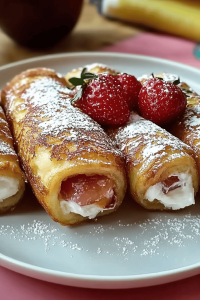 French Toast Roll-ups Recept