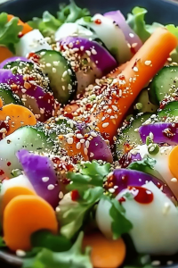 Frühlingsrollensalat
