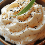Geschlagener Frischkäse mit Mentaiko