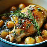 Geschmortes Hähnchen