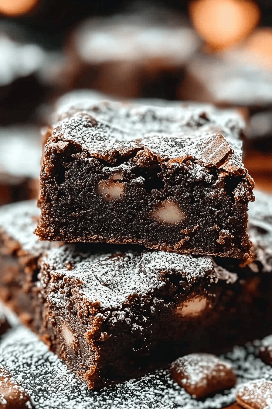 Gingerbread Brownies maken ingredients