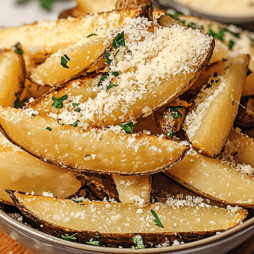 Knoblauch-Parmesan-Pommes