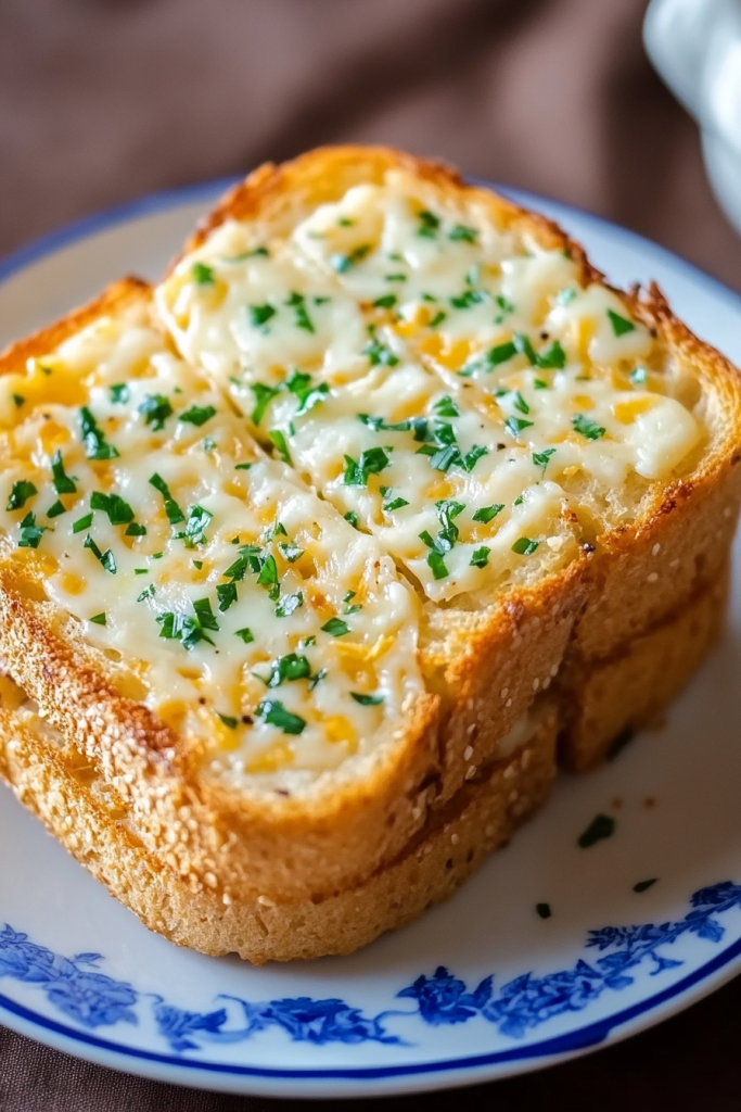 Knoblauchtoast mit Käse