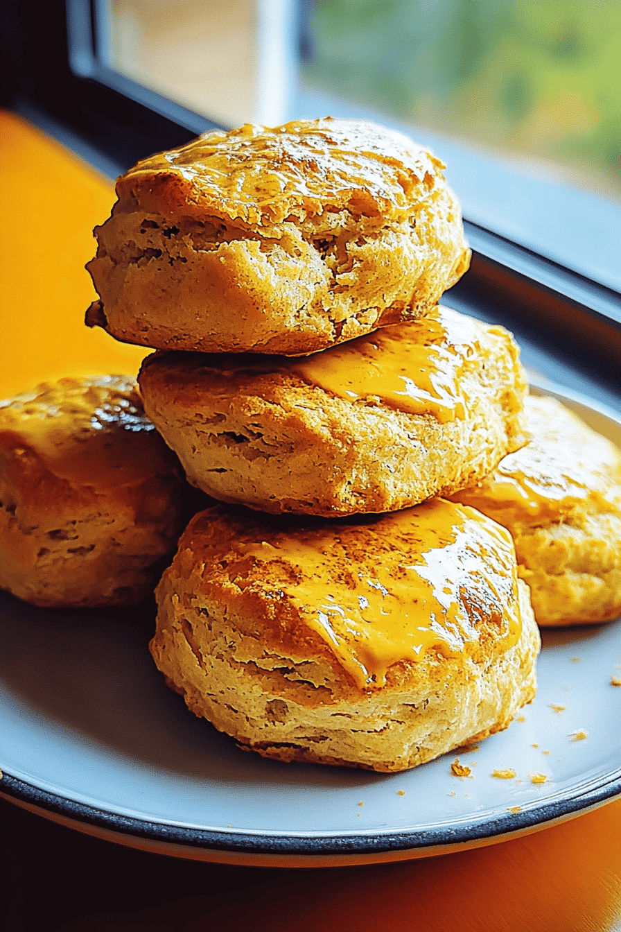 Kürbisbrötchen mit Honigbutter Final Dish Presentation