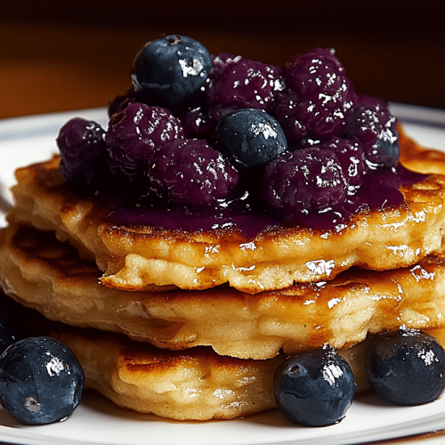 Maispfannkuchen Frühstück