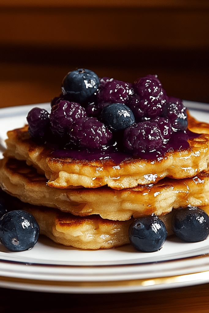 Maispfannkuchen Frühstück