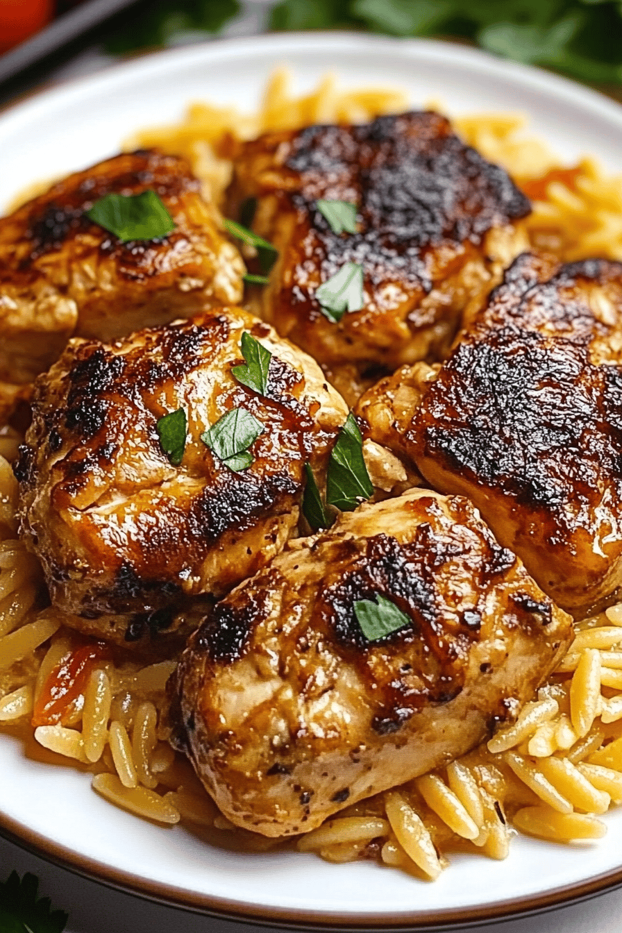 Marry Me Chicken Orzo Ovenschotel Final Dish Presentation