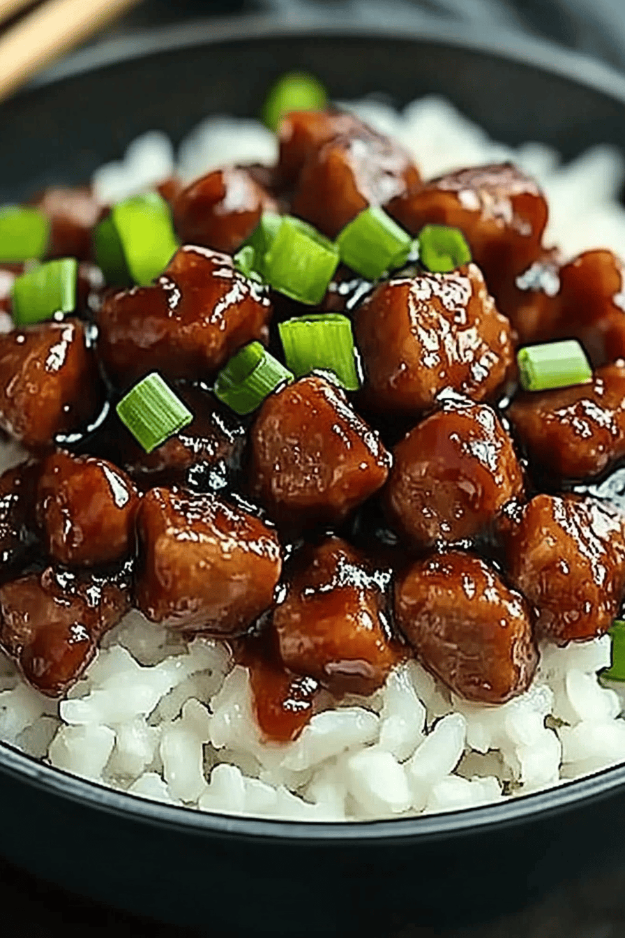 Mongolisch rundvlees recept Final Dish Presentation