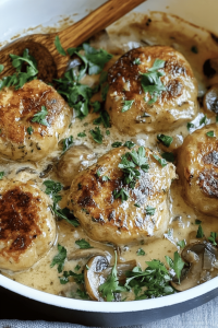 Ofenfrikadellen Champignon