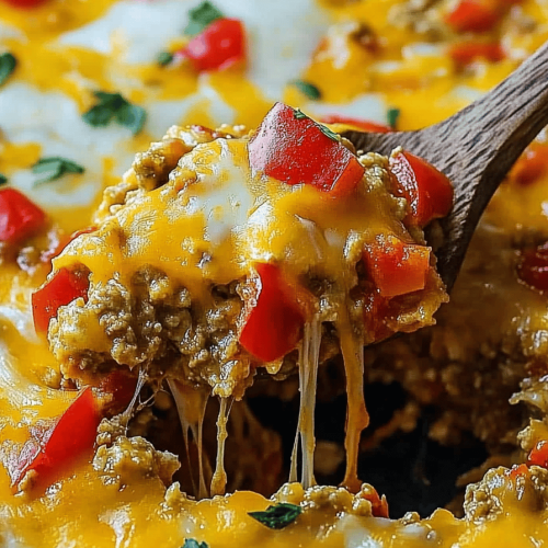 Ongevulde Paprika met Kaas