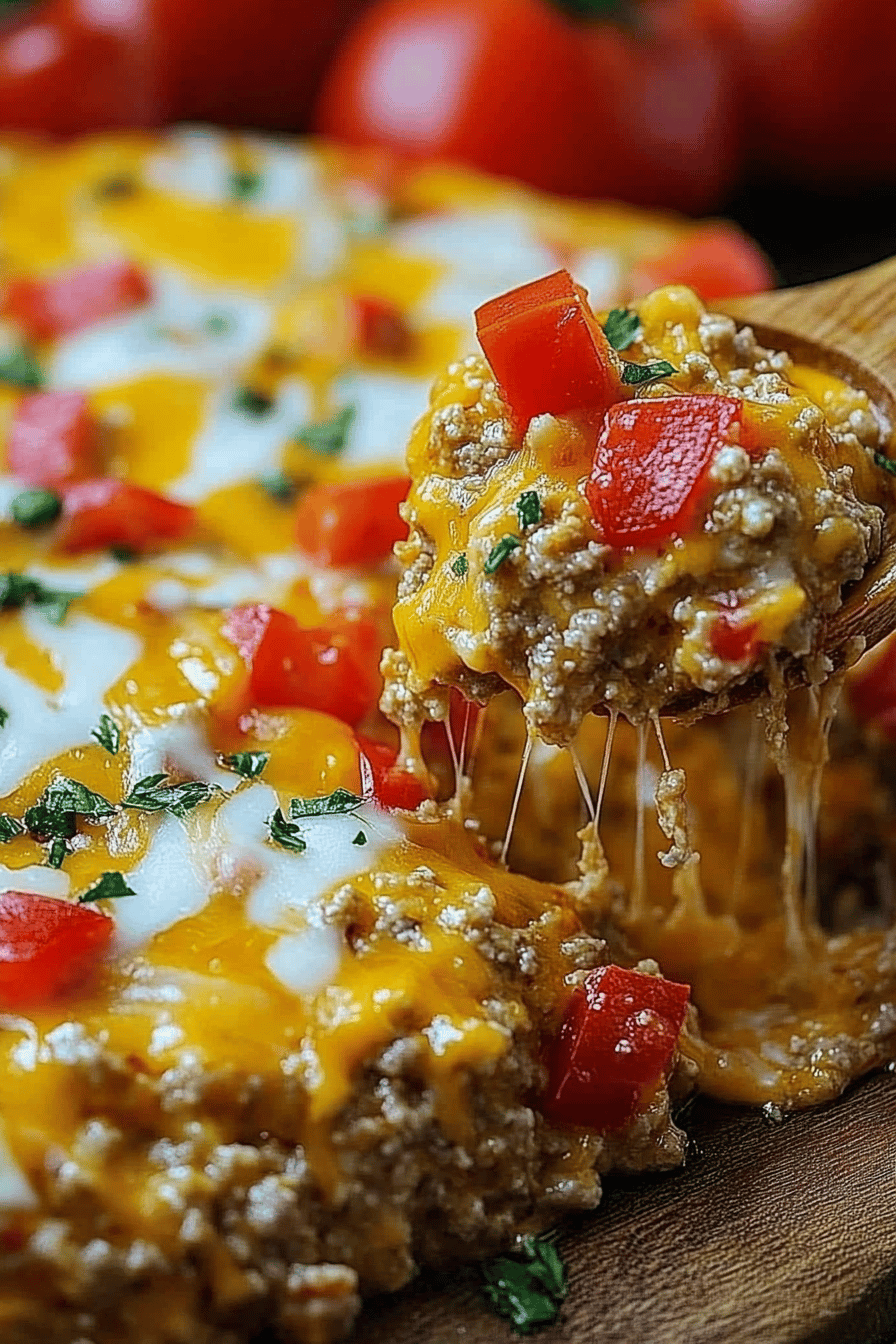 Ongevulde Paprika met Kaas Final Dish Presentation