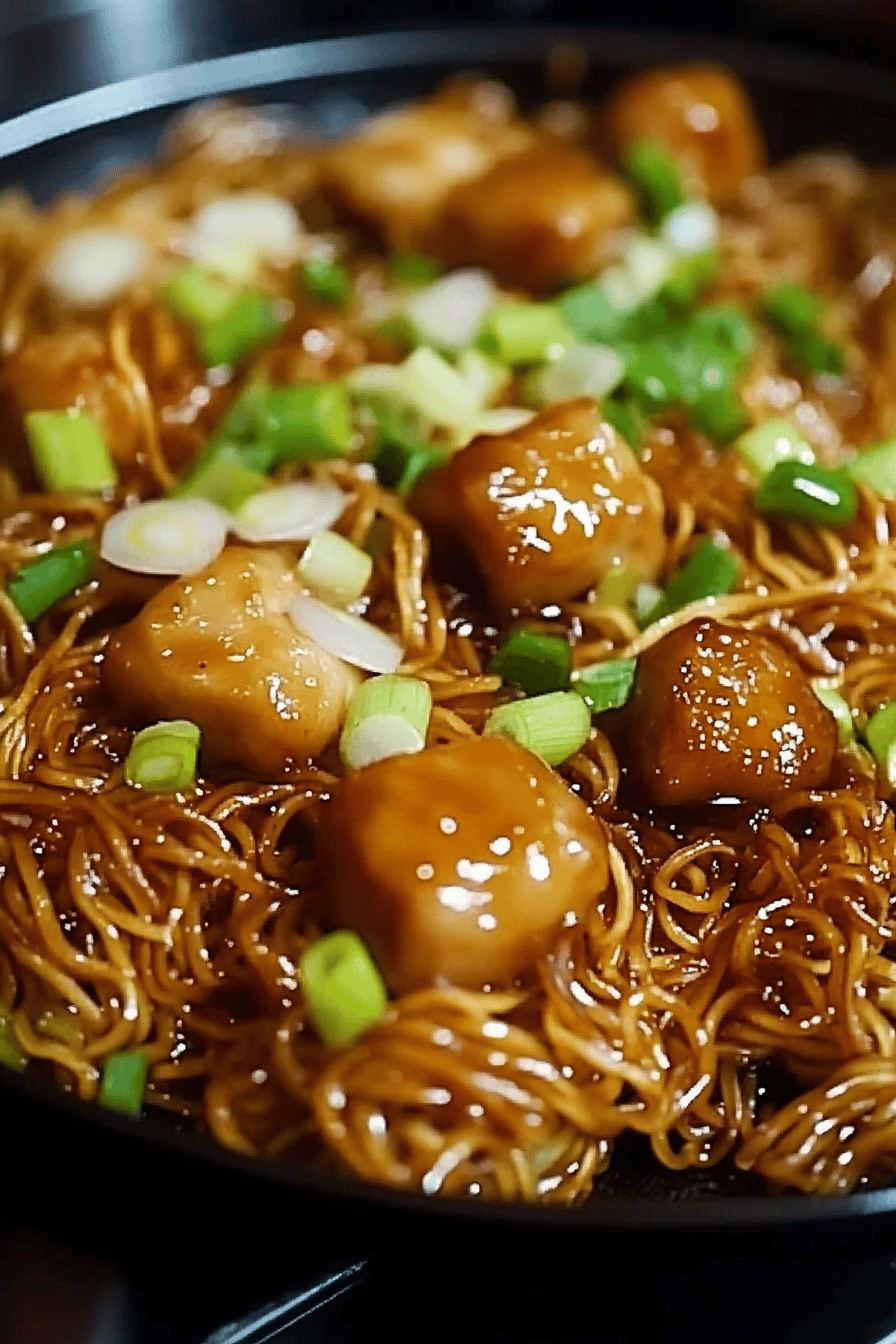 Panda Express Chow Mein recept Final Dish Presentation
