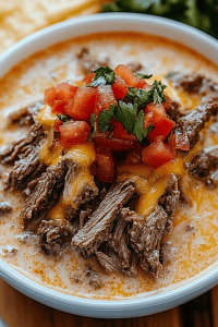 Philly Cheesesteak Queso
