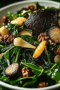 Wilde Morcheln Salat