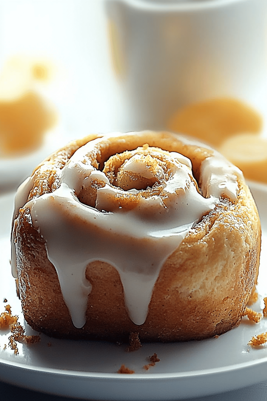 carrot cake cinnamon rolls Final Dish Presentation