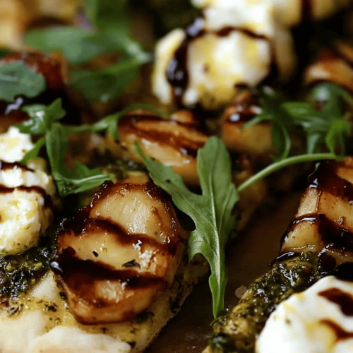 pesto kip flatbread